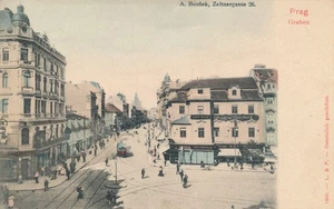 AK aus Prag Graben Tschechoslowakei Ansichtskarte (16241) - Bild 1 von 2