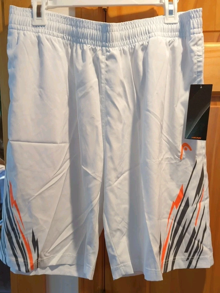 Nuevo con etiquetas Nuevo HEAD Hombre Blanco Tenis Pantalones Cortos Ligeros Talla Grande  Foto 1 de 4
