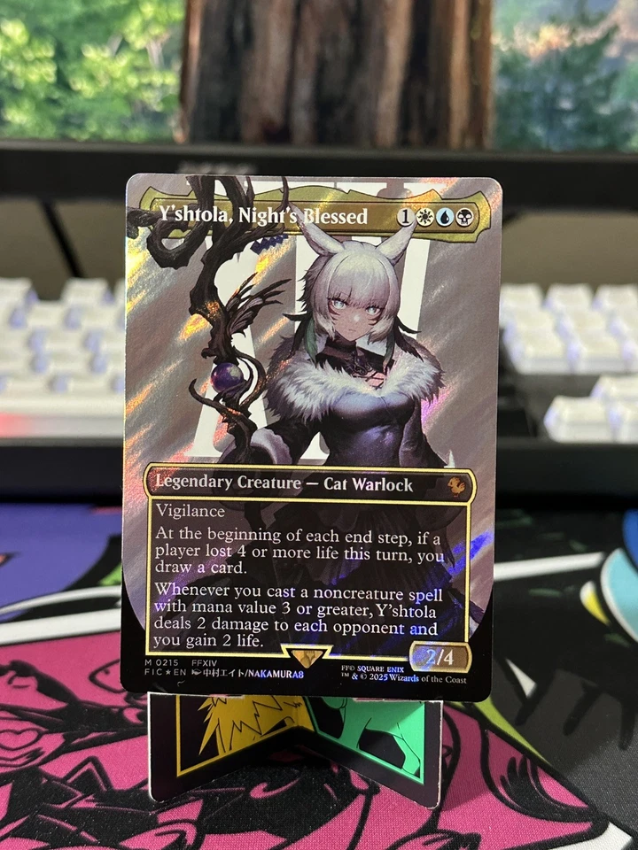 Y'shtola, Night's Blessed (Borderless) (Surge Foil) Commander:Final Fantasy Foil - Image 1 of 3