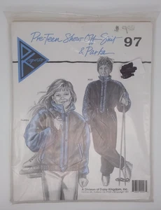 Vintage 80s DK Sports Daisy Kingdom Pre-Teen Show Off Suit & Parka Uncut 97 - Picture 1 of 2