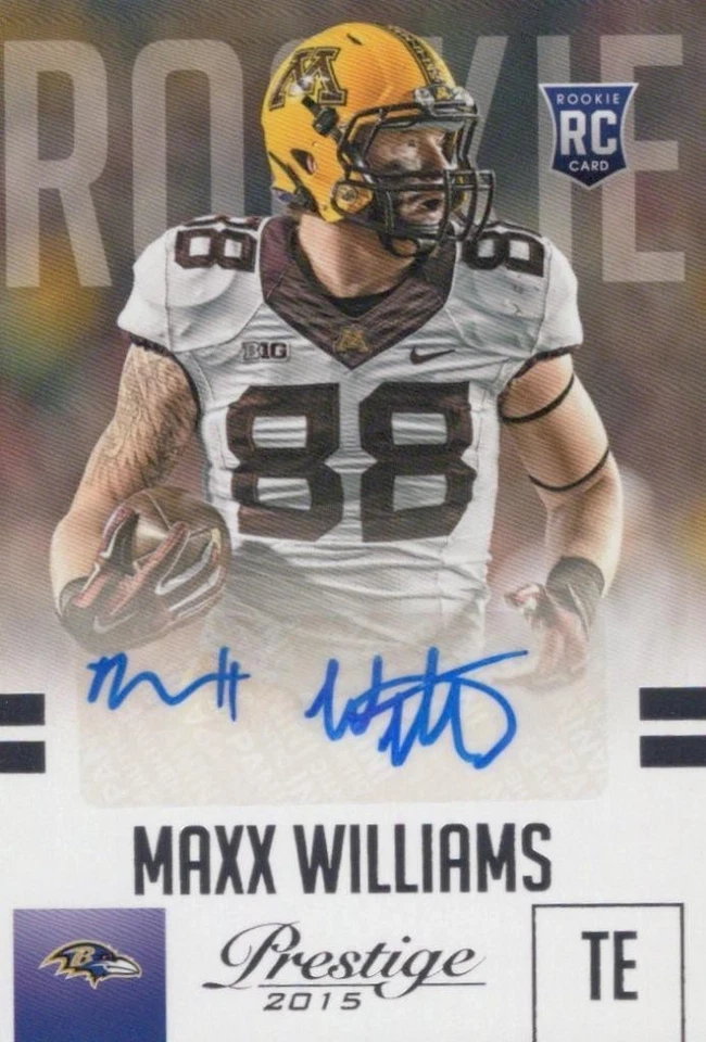 2015 Prestige Rookie Autographs Blue #268 Maxx Williams Bills - Image 1 of 1