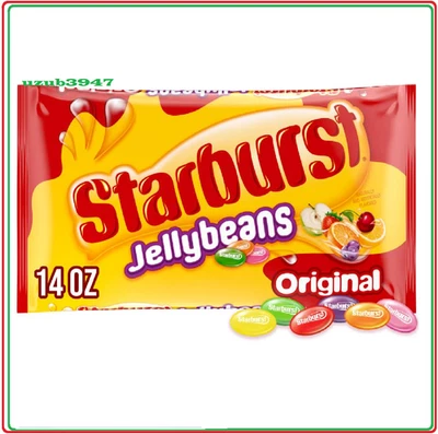 STARBURST Original Jelly Beans Easter Candy 14 oz Bag – Fruity Chewy Treats. - Image 1 of 4