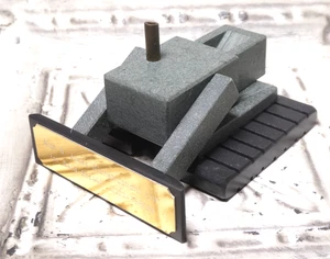 Maßgefertigter handgefertigter walisischer Schiefer Schreibtisch Briefbeschwerer Bulldozer - Bild 1 von 10