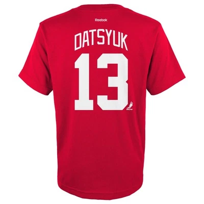 Pavel Datsyuk Reebok NHL Detroit Red Wings (Red) Youth Player Jersey T-Shirt - Image 1 of 2