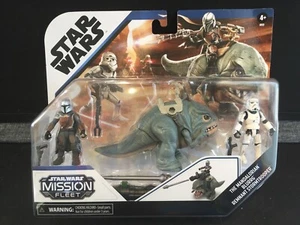Star Wars Mission Fleet The Mandalorian Blurrg & Remnant Stormtrooper Figure Set - Picture 1 of 5