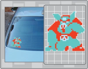 GANON Sprite Vinyl Decal #1 Car Truck Sticker The Legend of Zelda NES Game - Picture 1 of 1
