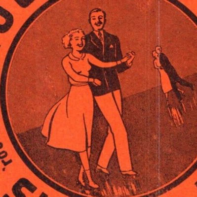 1950s Rollerway Roller Skating Rink Sticker 9th R Street Sacramento California - Image 1 of 3