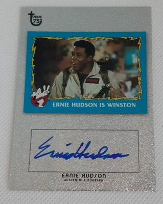 2013 Topps 75th Anniversary Autographs Diamond Sparkle: Ernie Hudson x/75 - Image 1 of 2