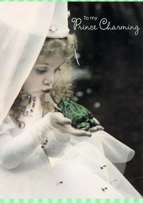 Linda Tarjeta FELIZ ANIVERSARIO PARA PRÍNCIPE MARIDO ENCANTADOR por Gail Goodwin 2007 +✉ Foto 1 de 4