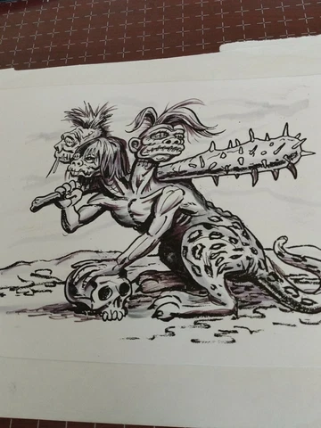Skeleton Warriors Action Figure toy concept art 1980's cartoons Cover