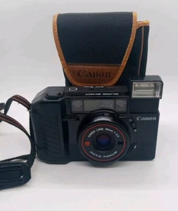 VTG Canon Sure Shot AF35M 38mm 1:2.8 Lens Auto Focus Film Camera Tested Case Rea - Picture 1 of 11