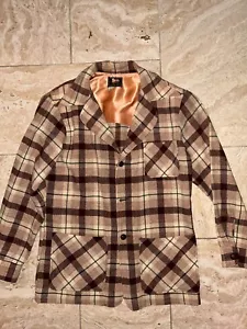 Vintage Woolrich Plaid Jacket Western Button-Up Shacket 382 S - Picture 1 of 2