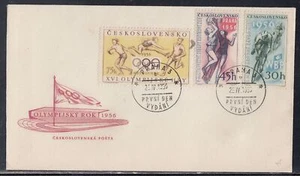 Tschechoslowakei Scott 747-9 FDC - Sport - Bild 1 von 1