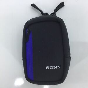 Genuine Sony LCS-CS1 Soft Carrying Case Holster For Cyber-Shot W And T Series
