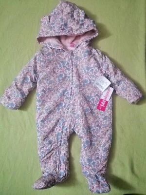 Baby Girl Coat 0-3 months BRAND NEW - Penelope Mack - Colour - Mauve  - Image 1 of 4