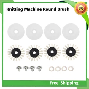 16pcs Round Brush Brush Cover Washer Screw Knitting Machine Accessories Set - Picture 1 of 8