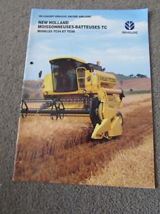 @ New Holland Combine Model TC54 TC56  Brochure in French @