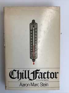 Signed, Chill Factor (Crime Club Selection) Aaron Marc Stein 1978 HC DJ 1st - Picture 1 of 11