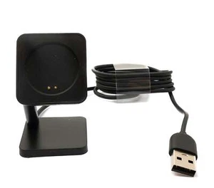 USB 2.0 Kabel 93 cm Ladestation für OnePlus Watch Smartwatch in Schwarz - Photo 1/4