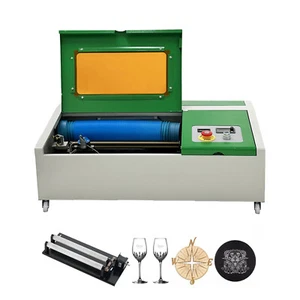 40W CO2 Laser Graviermaschine Gravierfräsmaschine Gravurmaschine Cutter +Rädern - Bild 1 von 12
