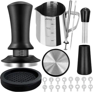 22 PCS Coffee Tamper Set Espresso Accessories Barista Kit with 51mm Espresso ... - Picture 1 of 7