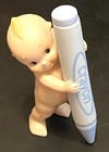 Figurine Enesco Rose O'Neill Kewpie Blue Crayon Kewpies