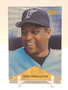 1996 Pinnacle Starburst Artist Proof Terry Pendleton #140 Florida Marlins - Picture 1 of 2