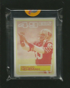 Renaldo Nehemiah 1983 Topps VAULT PROOF RC w/ COA Sealed and Uncirculated 49'ers