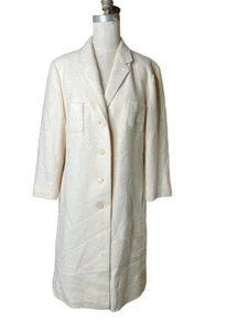 Vintage 60s Ralph Lauren Princess Line Wool Dress Coat - Vntg Large - Bild 1 von 21