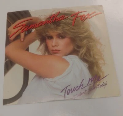 SAMANTHA FOX - TOUCH ME (I WANT YOUR BODY) 7" VINYL 45RPM RECORD PIC SLEEVE - Image 1 of 2