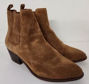 Thursday Everyday Damen Stiefeletten hellbraun Wildleder Größe 9,5 - Bild 1 von 11