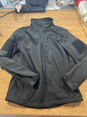 Condor 606 Tactical Phantom Softshell Jacket Black Size Small Lots Of Pockets - Image 1 of 4