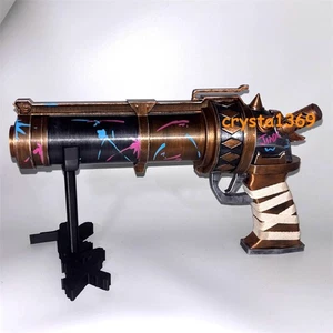 Arcane: League of Legends Jinx Revolver Pistol 30cm Cosplay Props Jinx Accessory - Foto 1 di 13