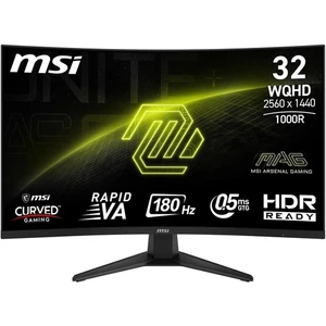 MAG 325CQF Écran Gaming incurvé 32" WQHD - Dalle Rapid VA 1000R 2560 x 1440 1... - Photo 1/6