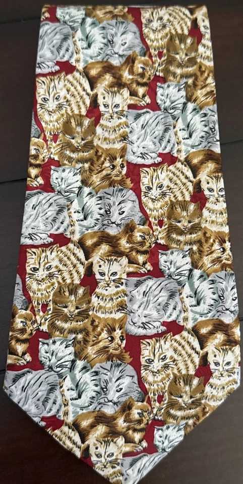 Corbata de cuello para hombre A. Rogers Cat Foto 1 de 4