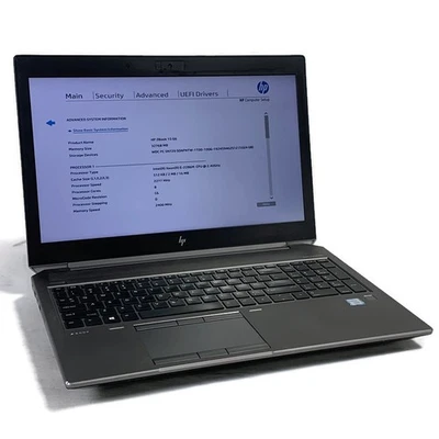 HP ZBook 15 G6 Xeon E-2286M 2,4 GHz 32 GB 1 TB NVMe SSD Quadro T2000 - Win11 Foto 1 de 4
