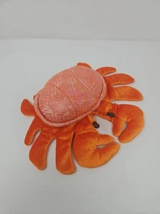 Folkmanis Orange Sparkle Plush Crab Hand Puppet Plush Shell Pretend Play Ocean - Picture 1 of 4