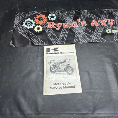 Kawasaki Ninja ZX-10R 2004 manual de taller de reparación de servicio OEM 99924-1322-01 A6 Foto 1 de 3