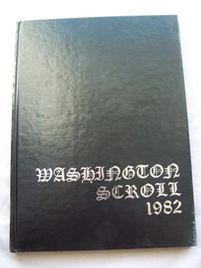 1982 WASHINGTON HIGH SCHOOL YEARBOOK MILWAUKEE, WISCONSIN   SCROLL - Picture 1 of 1