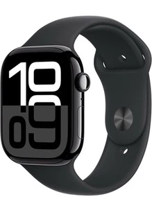 Apple Watch Series 10 (GPS) 46mm w Sport Band M/L Jet Black MWWQ3LW/A 2024 Model - Zdjęcie 1 z 4
