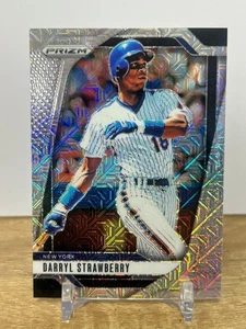 2025 Panini Prizm MLB Baseball Darryl Strawberry MOJO PARALLEL Card 1/25 FIRST - Picture 1 of 2