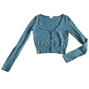 Wilfred Aritzia Santorini Cropped Length Cardigan Sweater Button Down Size XS - Picture 1 of 12