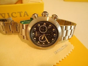 Raro Reloj de Cuarzo Cronógrafo Invicta 3343 Lupitas como Nuevo con Caja - Imagen 1 de 12