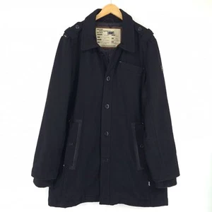 Khujo Coat Men Wool Blend Black Gk2 Size 2XL - Picture 1 of 7