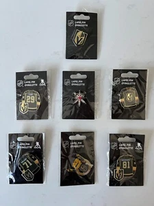 Vegas Golden Knights NHL 7 Pin Set (Lapel Pins) - JF Sports - NIP - Picture 1 of 8