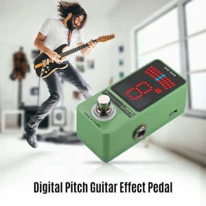 M-VAVE Precision Tuner Effect Pedal For Chronmatic Guitar Bass True Bypass LED - Picture 1 of 6