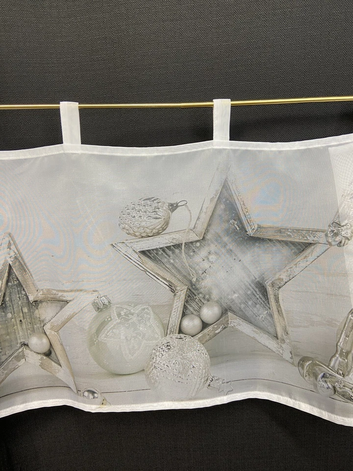 Scheibengardine Hortensien Bistrogardine 45x120 Cm Sommer Blumen Blüten modern