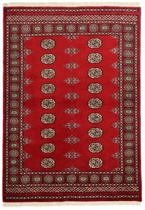 Pakistan Buchara 3ply 170x129 cm Handgeknüpft Teppich Orientteppich Neu - Picture 1 of 8