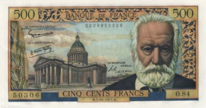 500 FRANCS VICTOR HUGO type 1953 - Photo 1/2