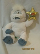 Abominable Snowman Happy New Year 2000 Rudolph 1999 Stuffins CVS 8" Bumble